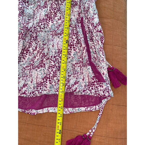 Ramy Brook  Silk Womens Sleeveless Dress In Purple Abstract Print Size Medium Bo - Picture 9 of 10